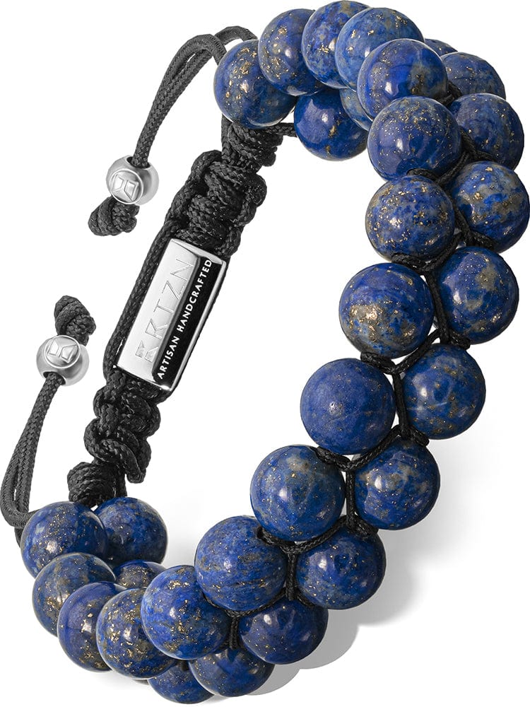 Lapis Lazuli Beaded Bracelet for Men - Moroccan Marvel