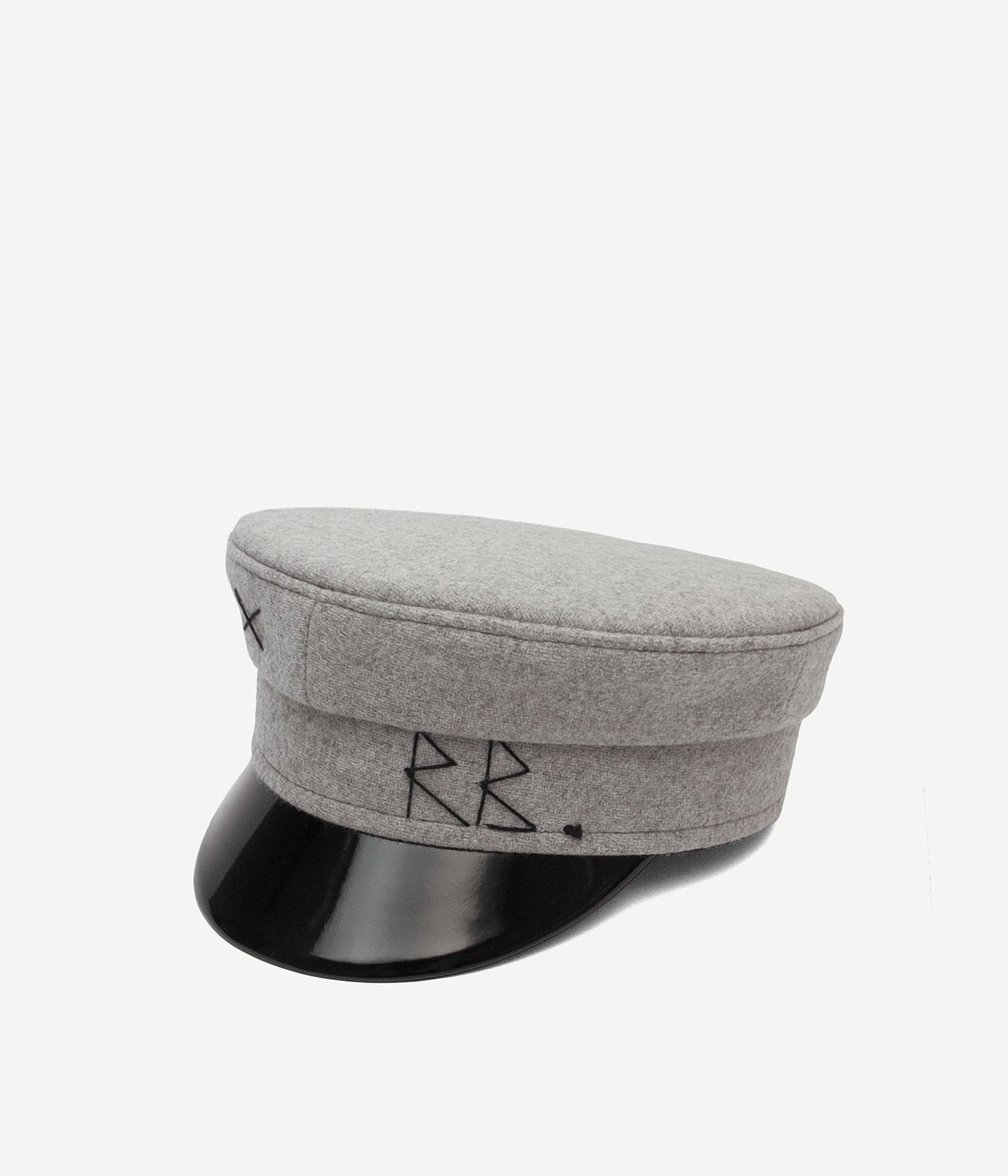 Grey Wool Baker Boy Cap • Ruslan Baginskiy Hats & Accessories