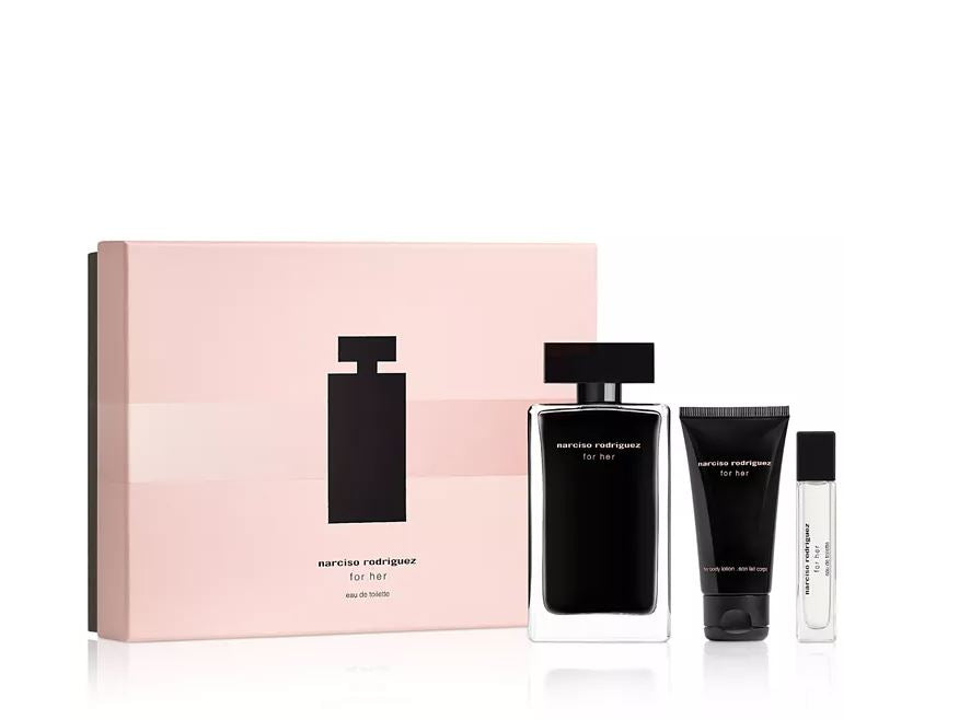 Narciso Rodriguez 3 piece For Her Eau de Toilette Gift Set – Rafaelos