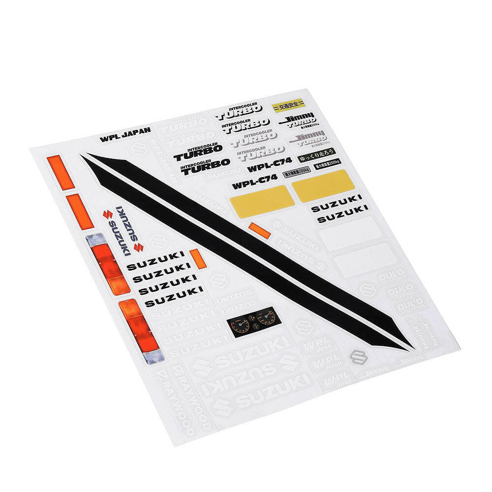 WPL JAPAN C74スズキジムニーJA11用ステッカー – RAYWOOD