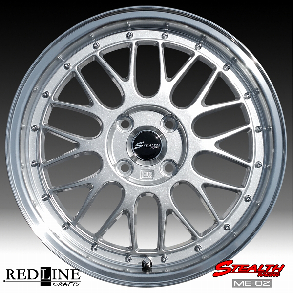 □ STEALTH Racing ME02 □ 新製品!! スペシャルサイズ, 16x6.0J 軽四