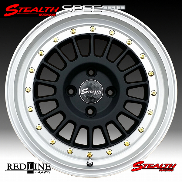 □ STEALTH Racing Spec-03 □ 15x7.0J OFF+35 4H/PCD100 カスタム系