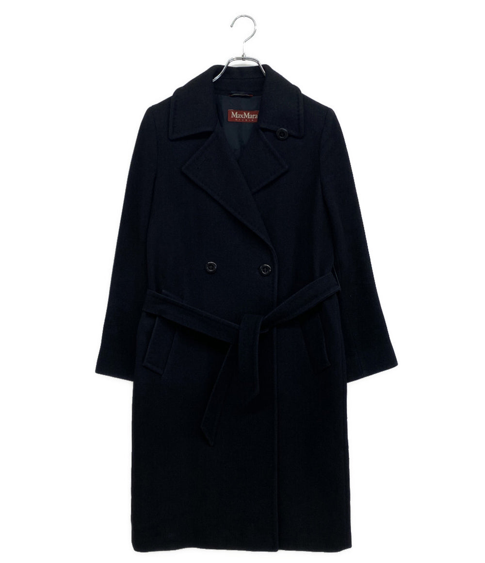 MAX MARA STUDIO ステュディオ コート ブラック ベルト付き