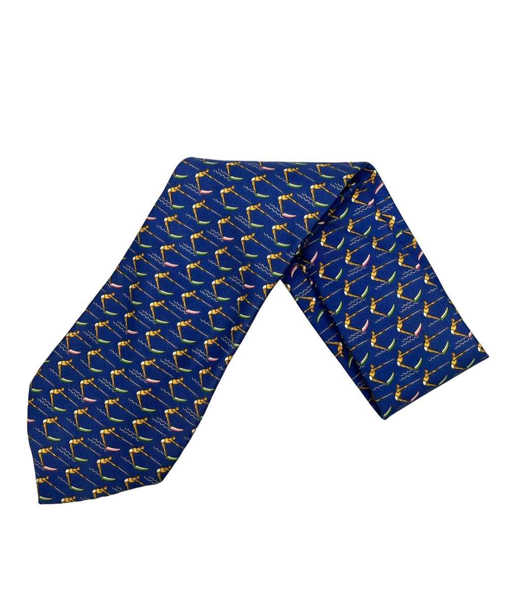 サルヴァトーレフェラガモ ネクタイ シルク100% メンズ Salvatore