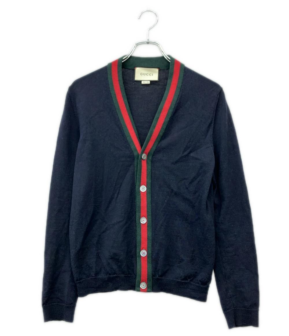 GUCCI シェリーライン Vネック ニット カーディガン 408146 メンズ