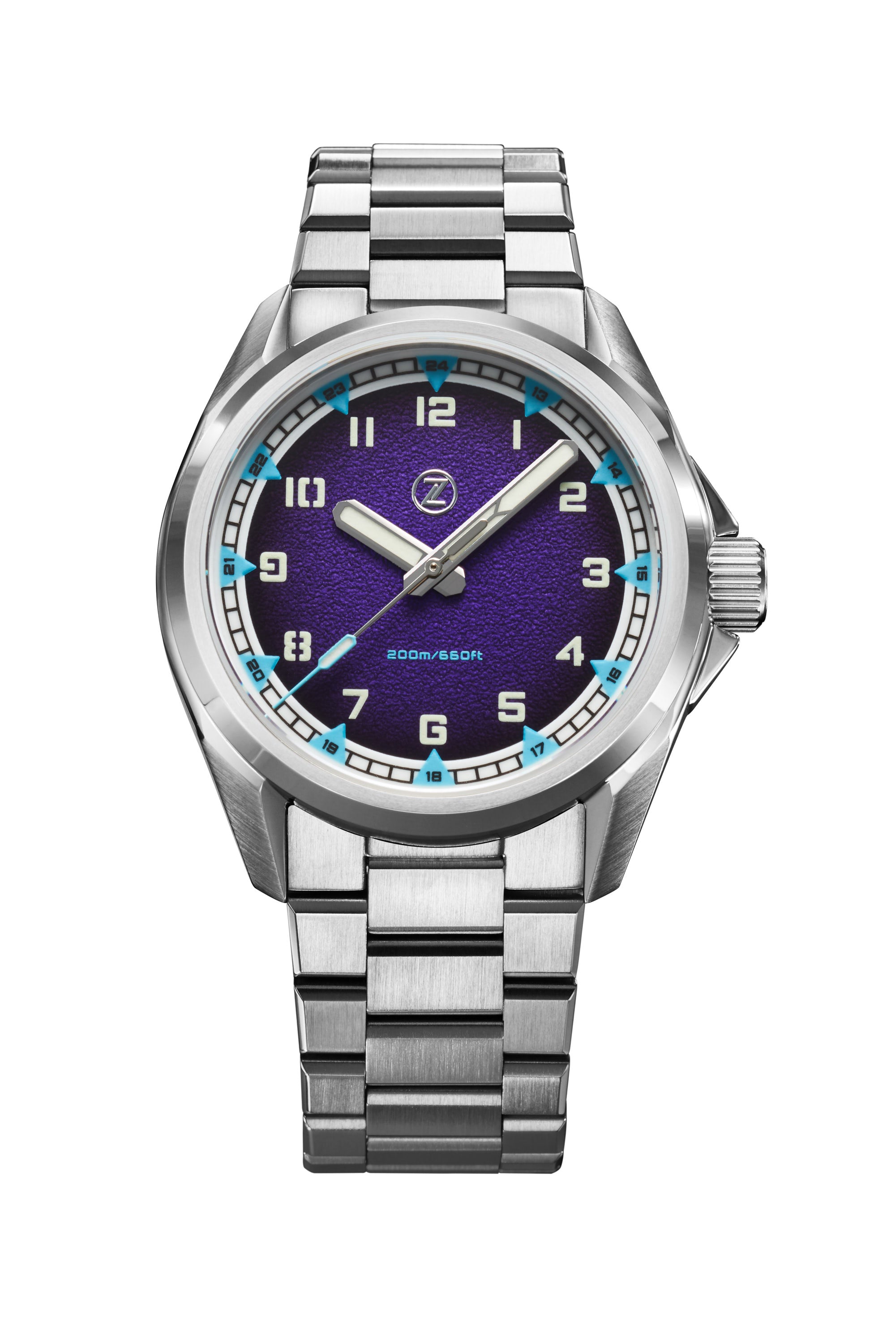 Swordfish Field 38mm SS 'Nebula' – Zelos Watches