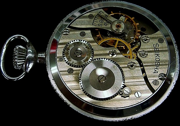 □アンティーク懐中時計修理（昭37 1079 国鉄） SEIKOSHA