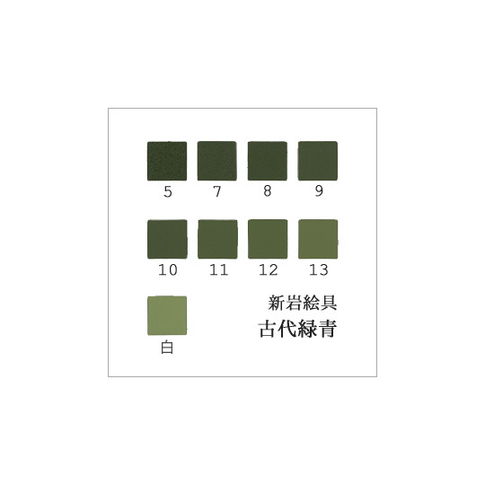 古代緑青（日本画用・新岩絵具）｜岩絵具販売・通販【丹青堂】 商品