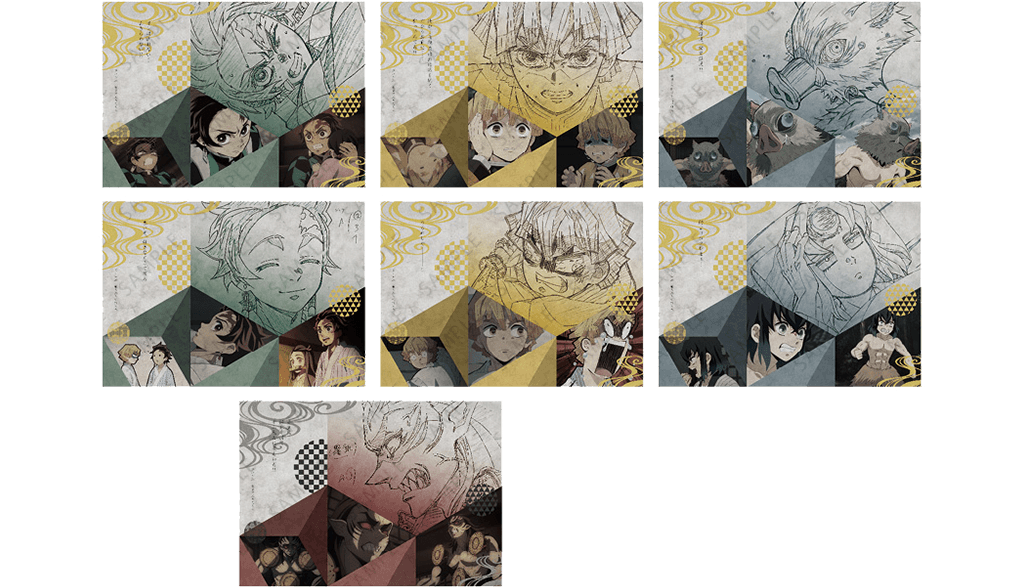 鬼滅の刃 ufotable ダイニング 無惨 ランチョン おすそ分け コースター