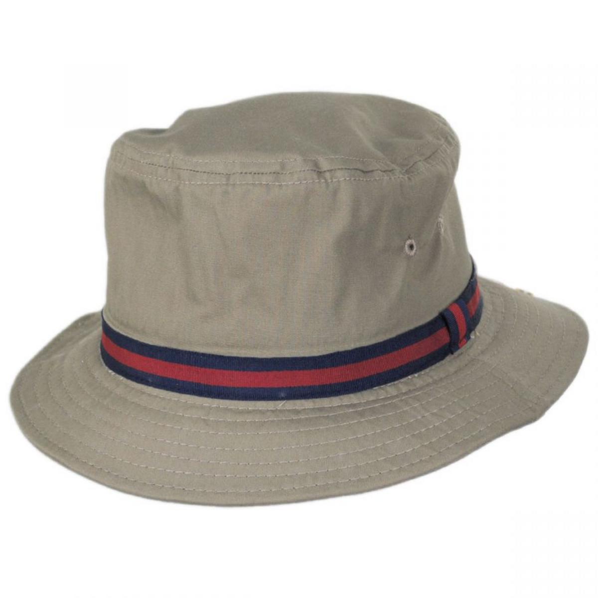 Poplin Cotton Blend Rain Bucket Hat – Village Hat Shop