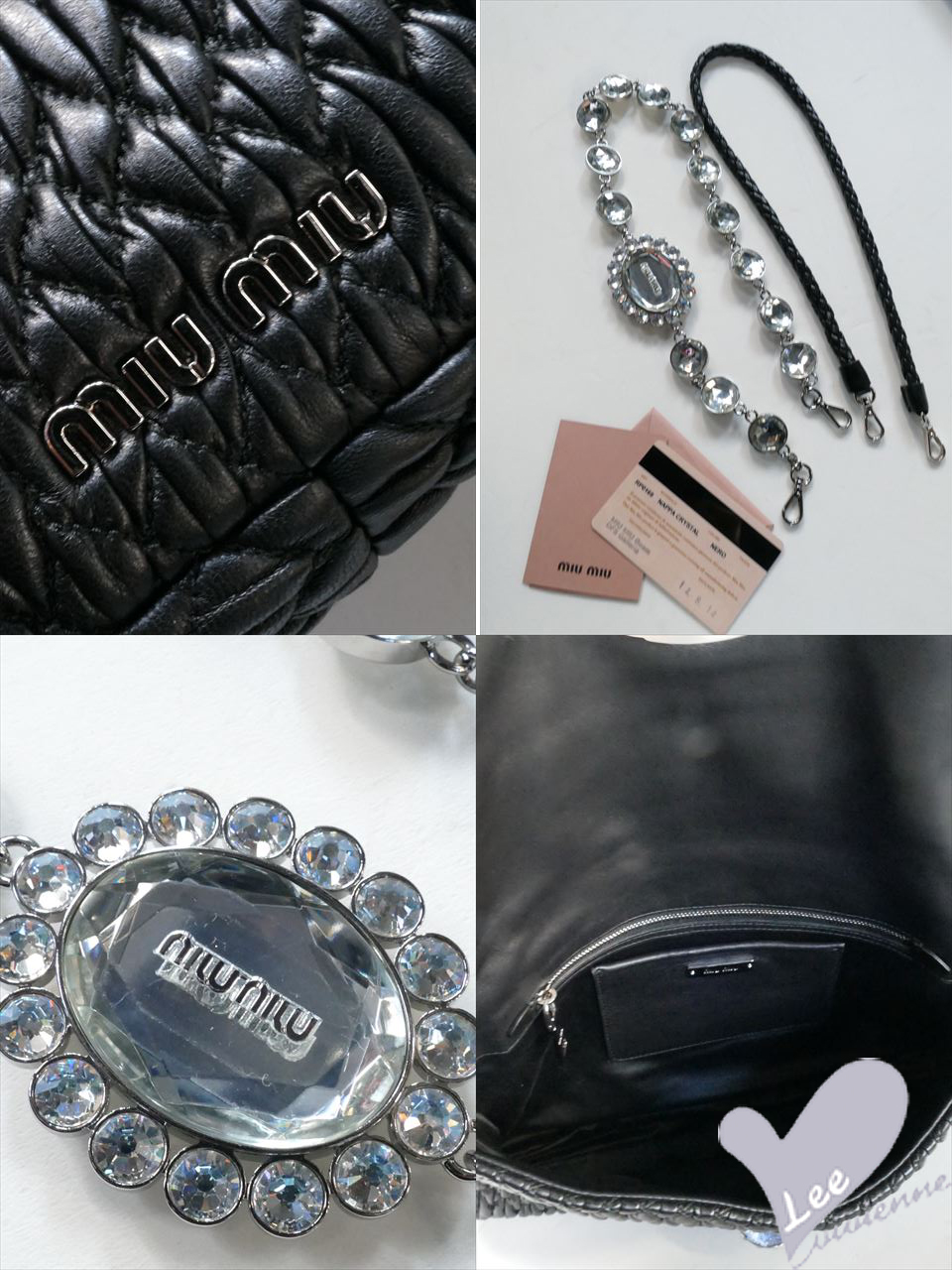 SUPER_BRAND： MIUMIU ナッパクリスタル 2WAYショルダーバッグ 商品