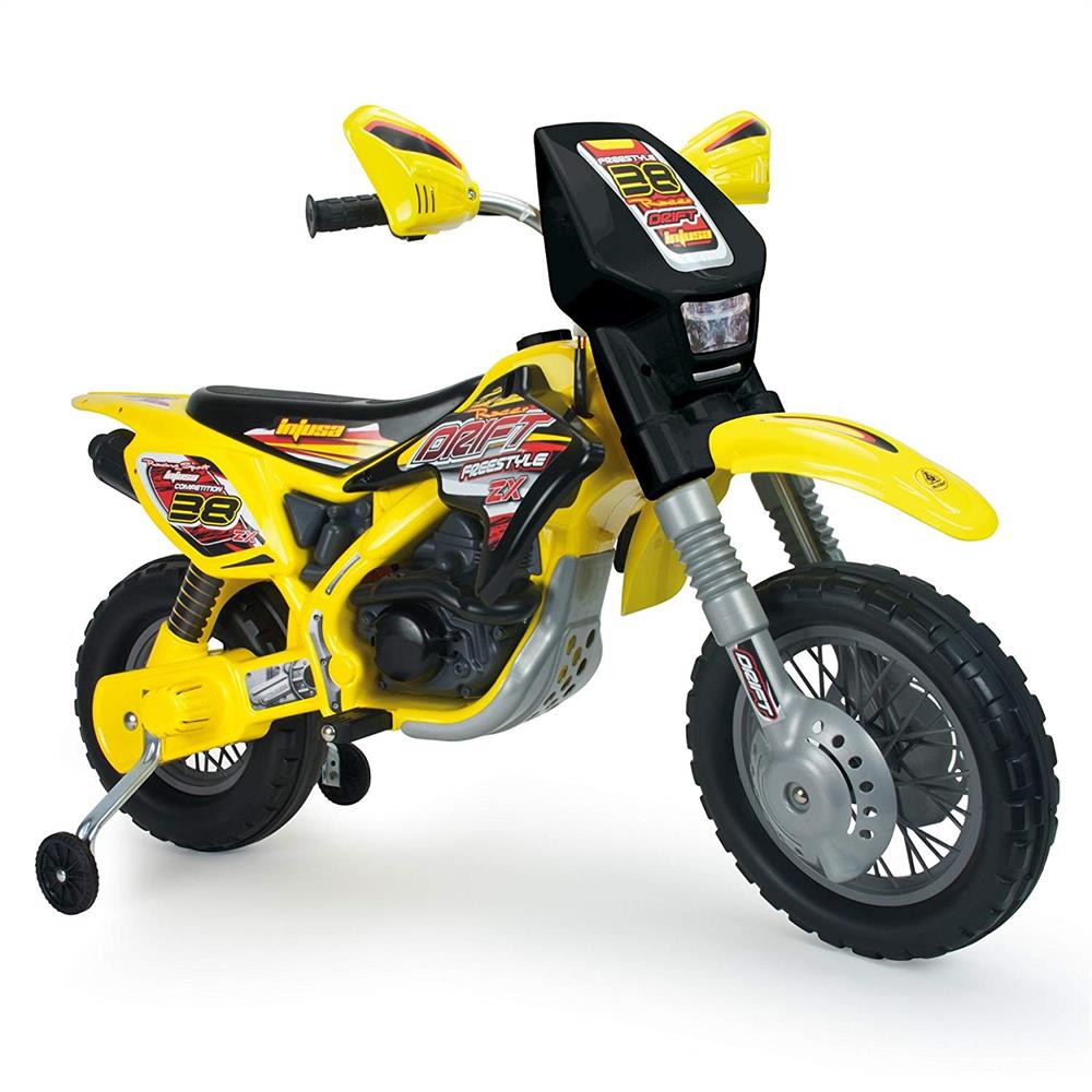 Injusa Motocross Drift ZX Kids Dirt Bike 12v | Free Shipping