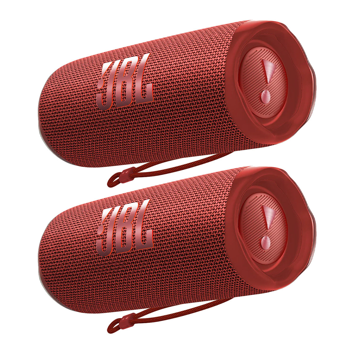 JBL Flip 6 Waterproof Portable Bluetooth Speaker - Pair (Red