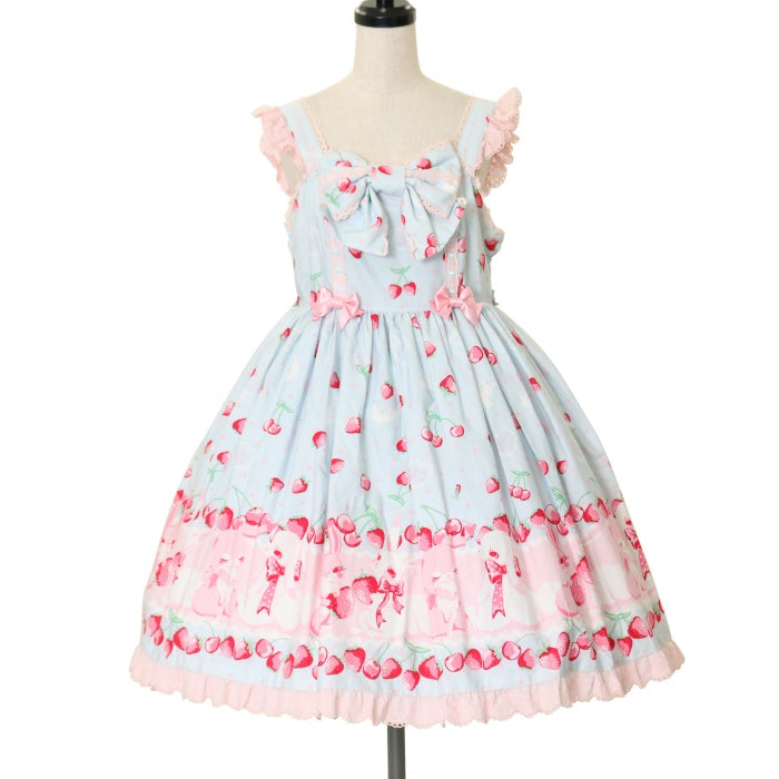 USED】Cherry Berry Bunny 胸リボンジャンパースカート | Angelic