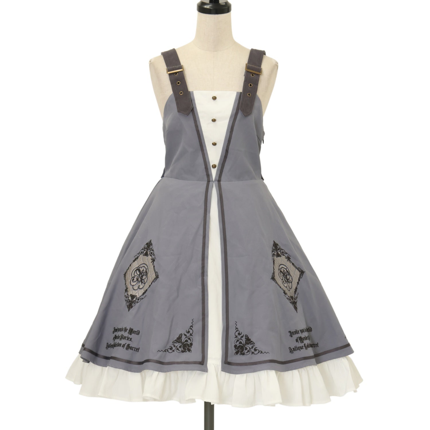 USED】洋書のミルフィーユ ジャンパースカート | Amavel | ロリータ