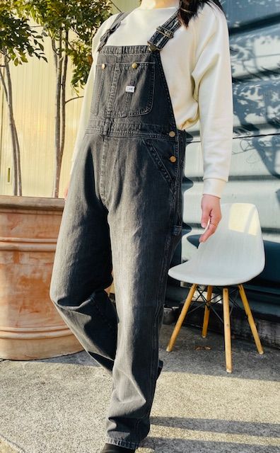 Lee リー テーパードオーバーオール/サロペット LL1184-482 ブラック