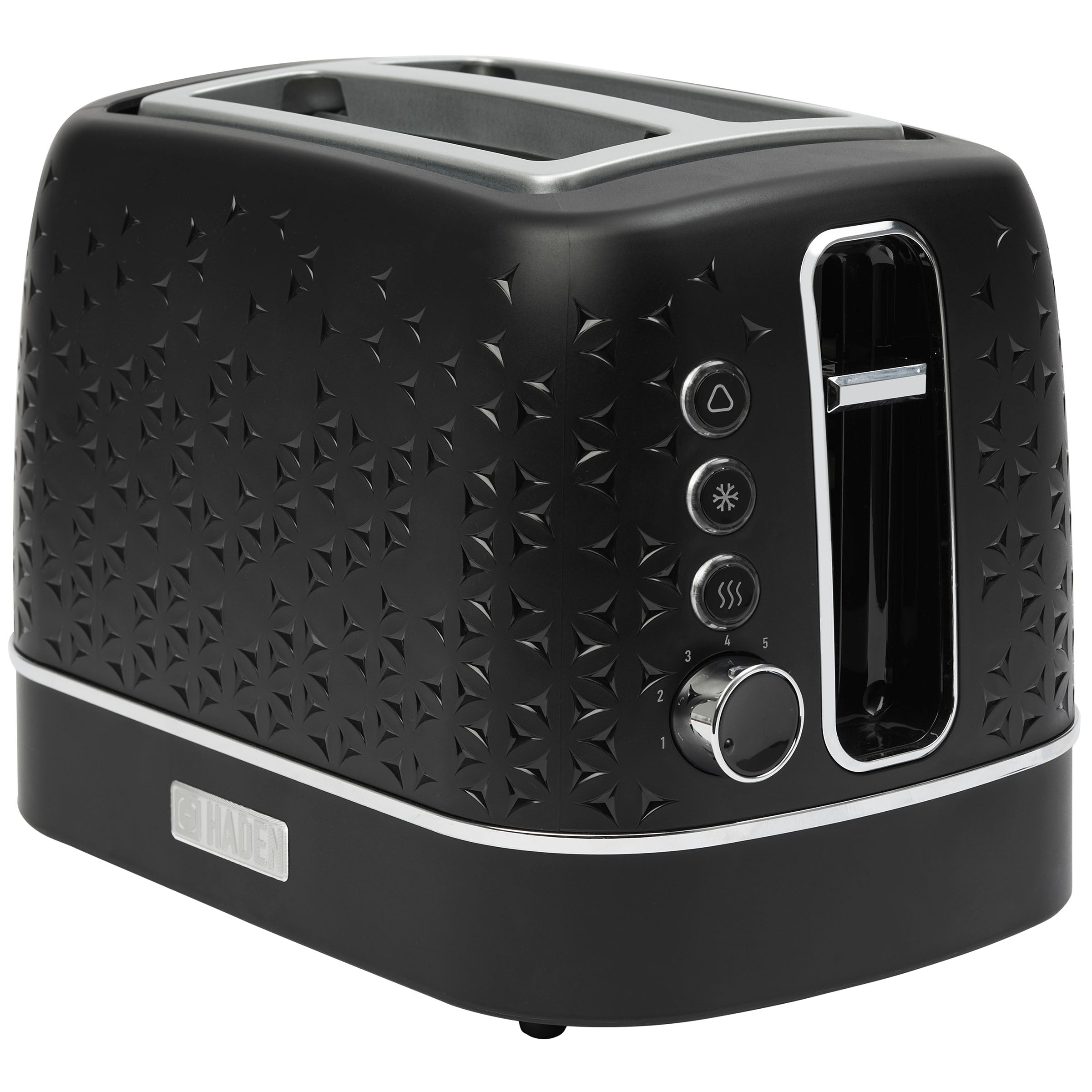 Starbeck 2-Slice Toaster, Black & Chrome - 75126 – Hadenusa