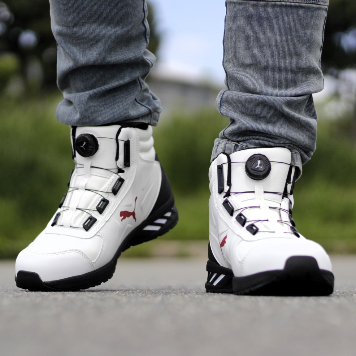 プーマ 安全靴 ミドルカット 【DISCレーシングシステム】 RIDER 2.0