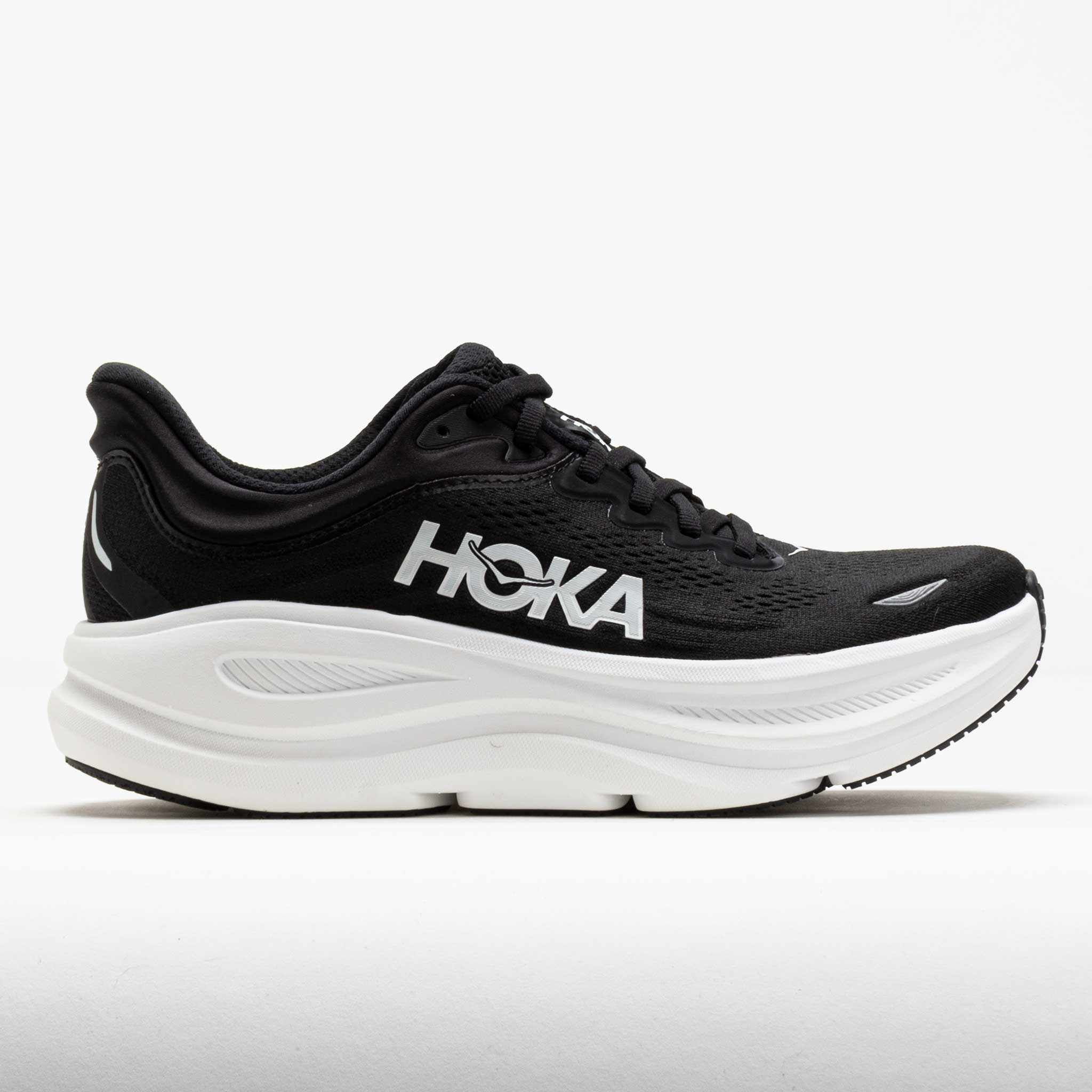 HOKA Bondi 9 Men's Black/White – Holabird Sports