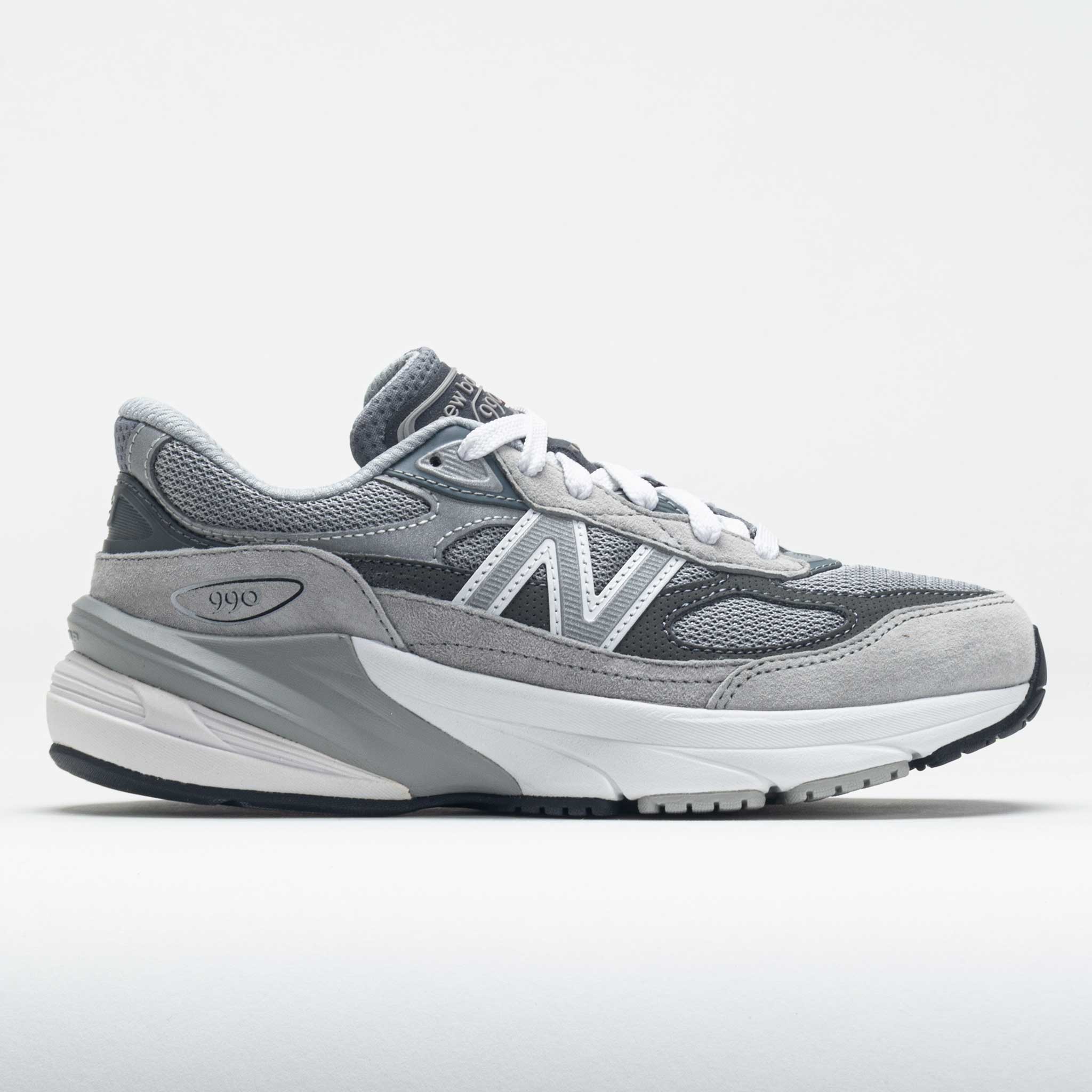 New Balance 990v6 Junior Grey/Silver – Holabird Sports
