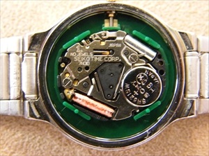 セイコー腕時計の修理をしました。【分解掃除・電池交換】－時計修理