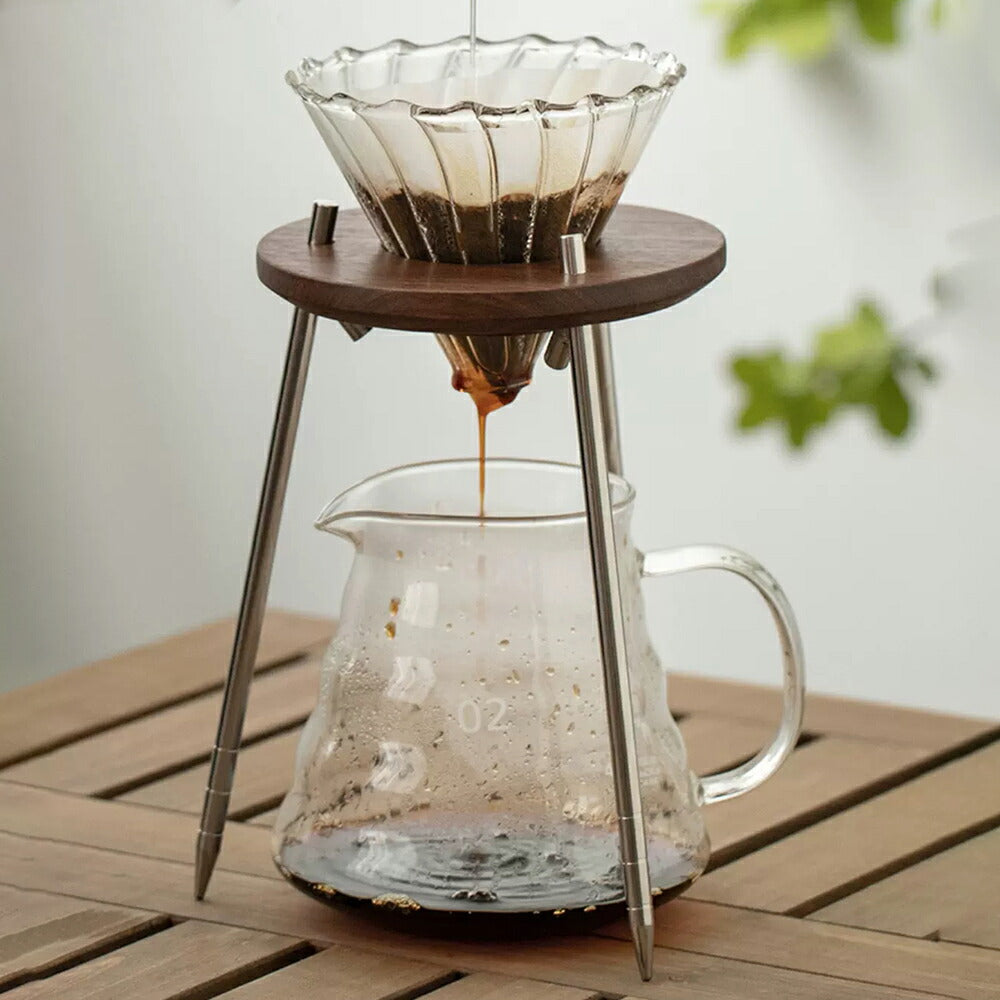 IwaiLoft Wood Art コーヒードリッパースタンド コーヒースタンド
