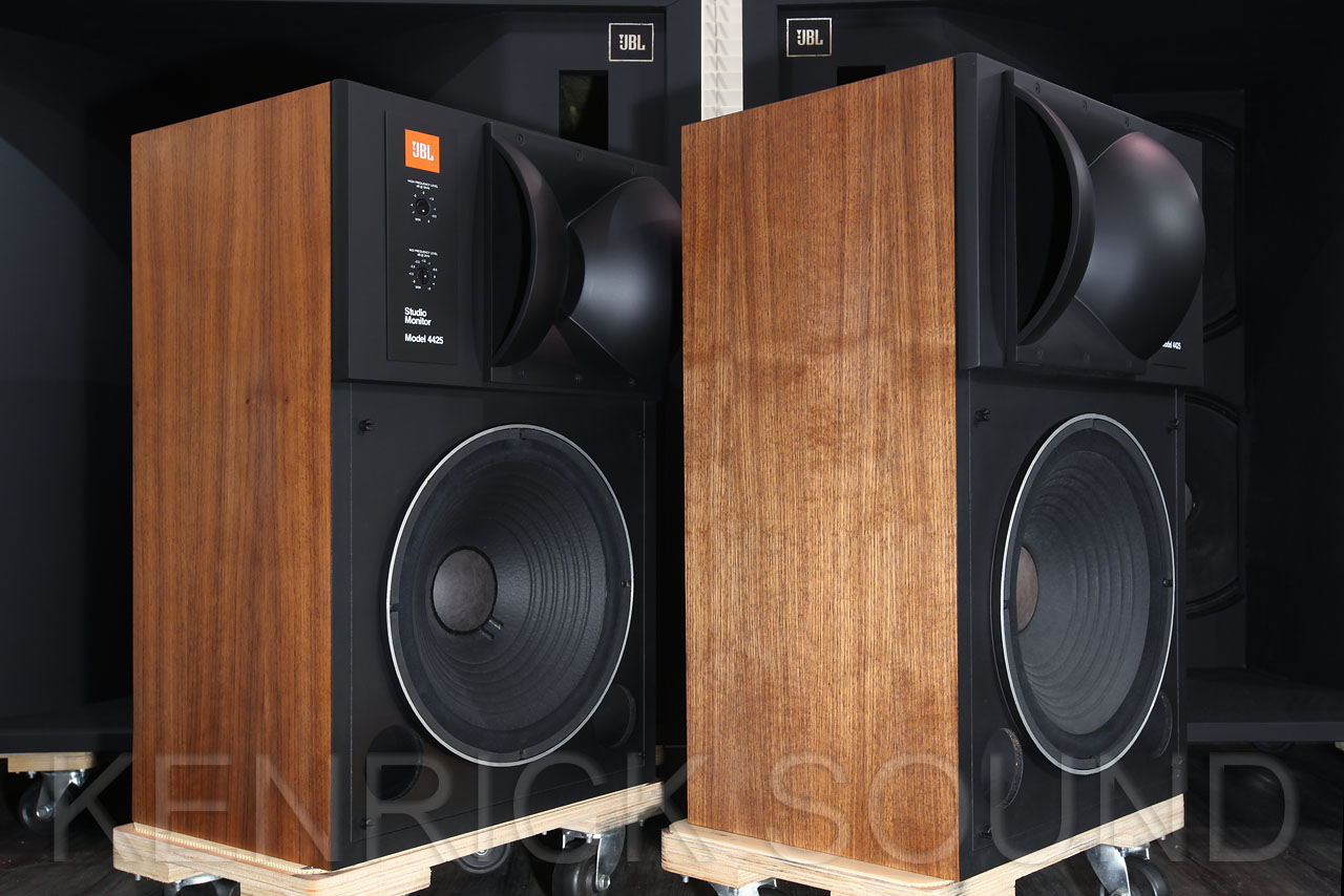 JBL 4425 セーム革エッジ仕様2wayバイラジアルスピーカー美品