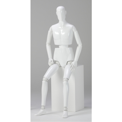 メンズ全身可動式マネキンSDM13TD-A7W / 店舗用品のカワマタ.NET