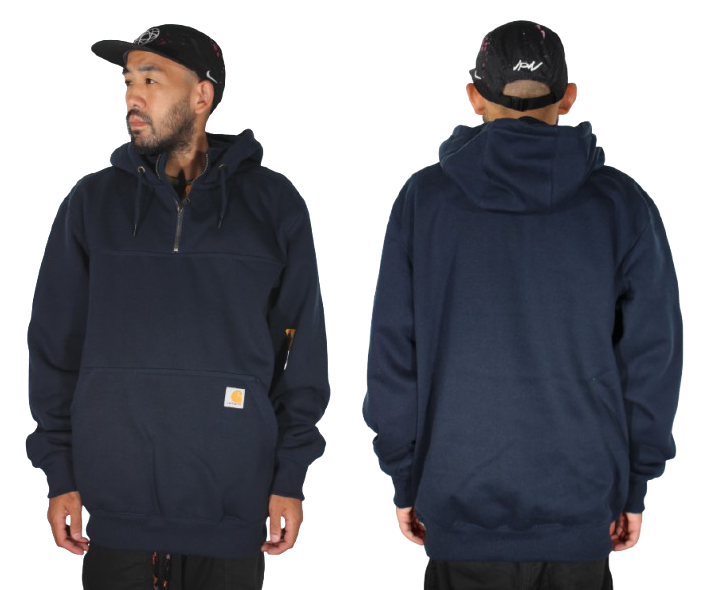CARHARTT / RAIN DEFENDER LOOSE FIT HEAVYWEIGHT QUARTER-ZIP HOODIE