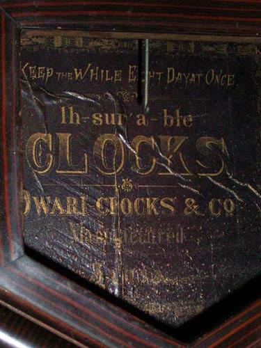 十吋日指付（カレンダー付） - 尾張時計