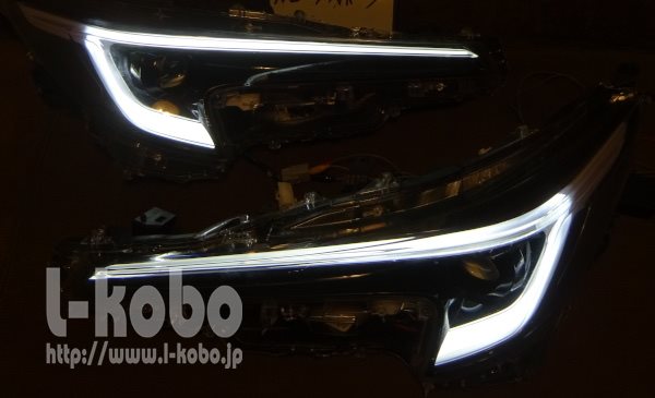カローラツーリング、カローラスポーツ後期型ヘッドライト移植3