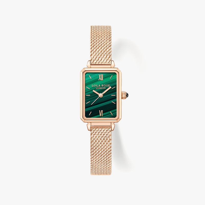 Malachite Textured Watch – Lola Rose