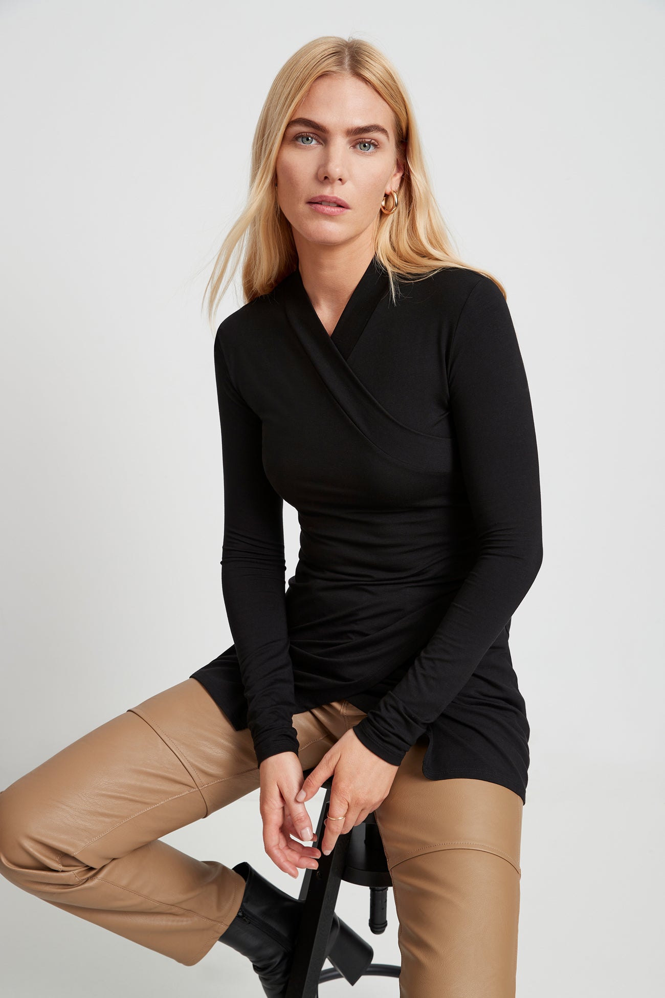 Women's Sustainable European Jersey Long-Sleeve Tunic - Loeb Tunic