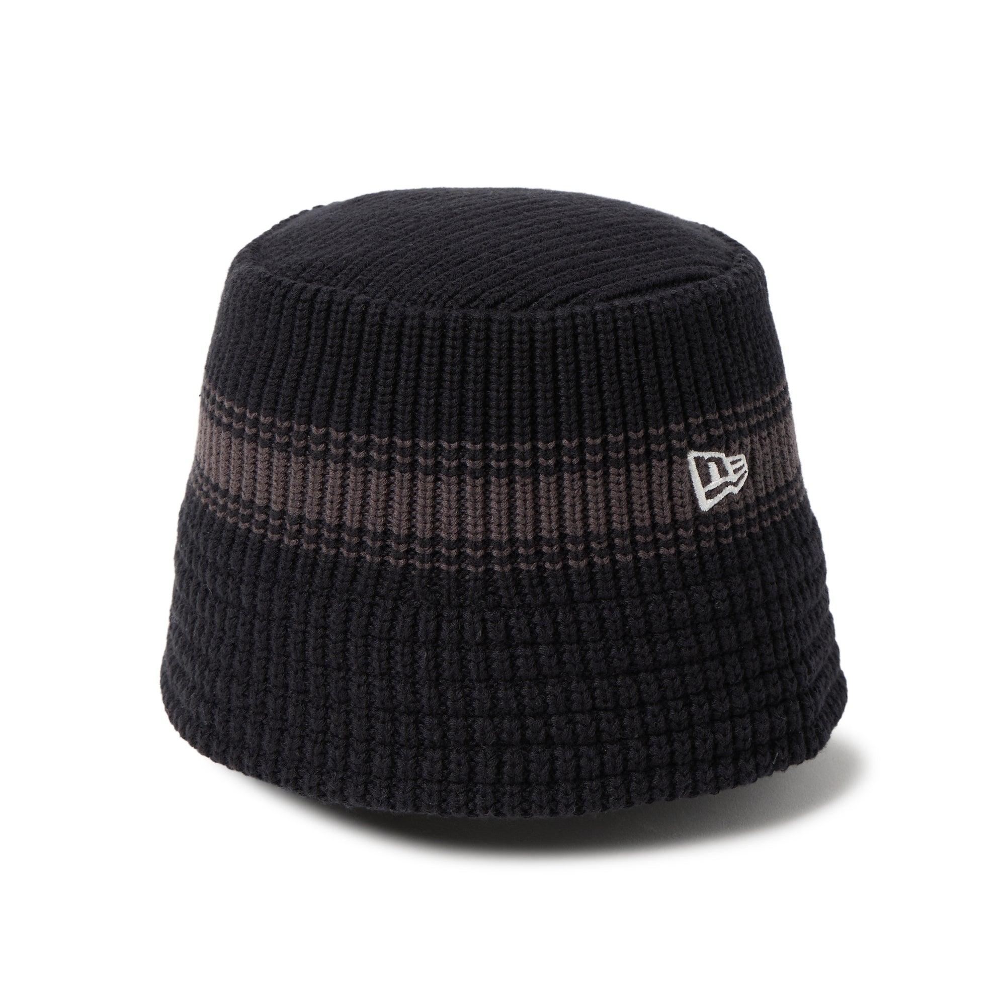 ニットバケット Visor Sticker ストライプ ブラック | ニューエラ