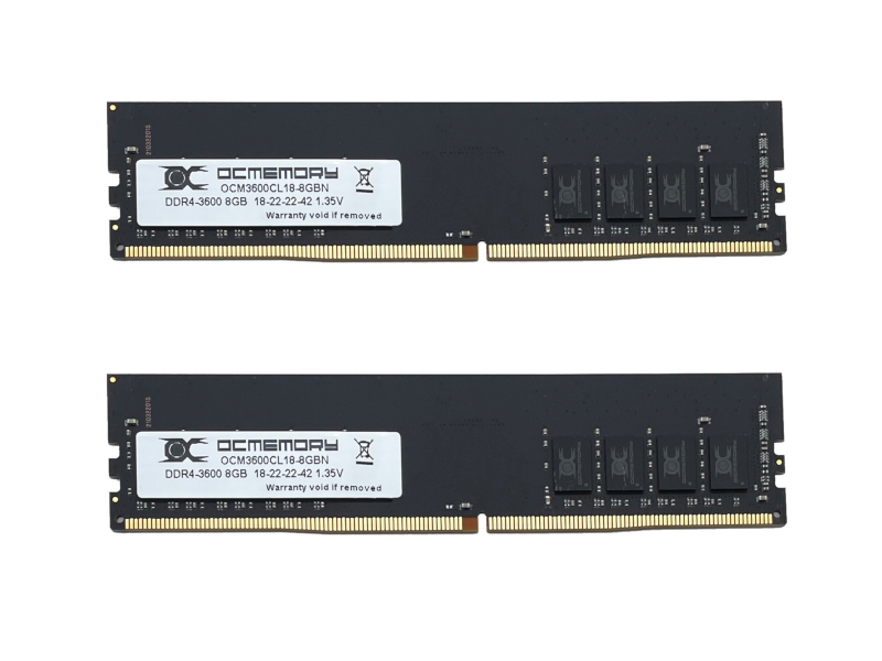 OCM3600CL18D-16GBN （DDR4-3600 CL18 8GB×2） | OCMEMORY | オーシー