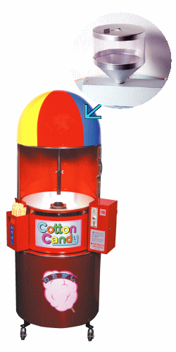 綿菓子機(わたあめ機) CA-6型 ※丸足型 全自動 朝日産業 | わたあめ（綿