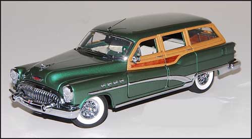 PhillyMint - Danbury Mint 1953 Buick Estate Wagon Green 1:24th