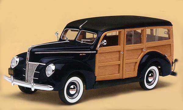 PhillyMint - Danbury Mint 1940 Ford Deluxe Woody Station Wagon
