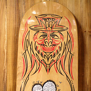 ラットフィンクスケートボードデッキ/レッド（限定100本） アメリカン