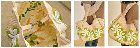 2WAYトート [ハワイアンキルトバッグのキルト・ラナイ（キット専門