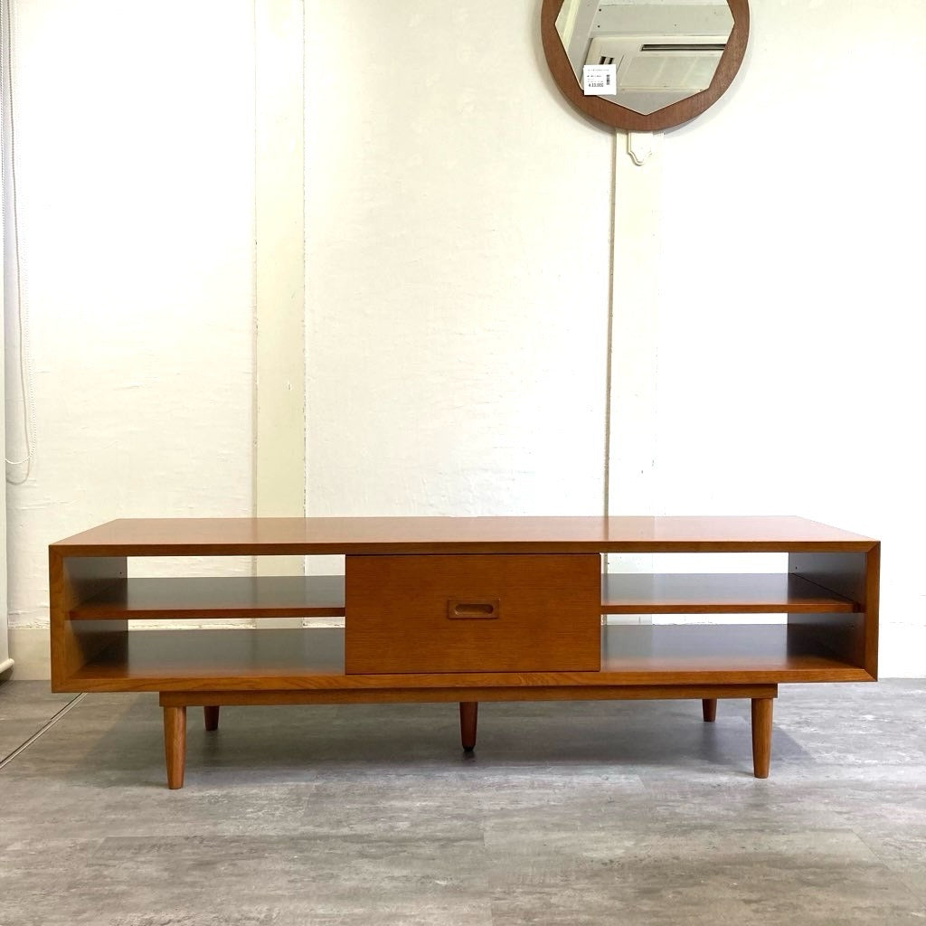 カリモク60 ローボード1500 TVボード オーク ミッドセンチュリー テレビ台