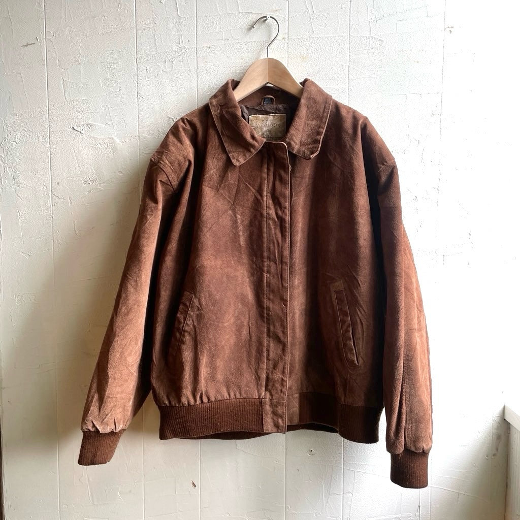 古着】90s セントジョンズベイ / st.john's bay スウェードブルゾン