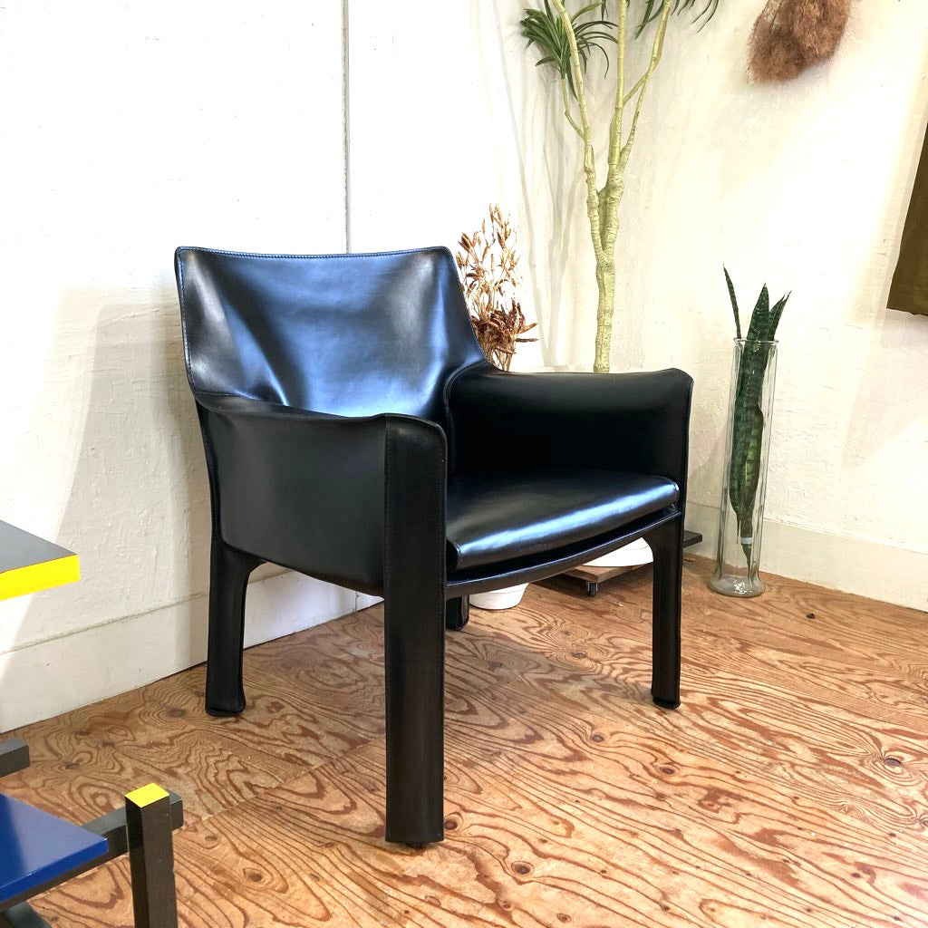 カッシーナ Cassina キャブ CAB ラウンジ アームチェア 414 マリオ