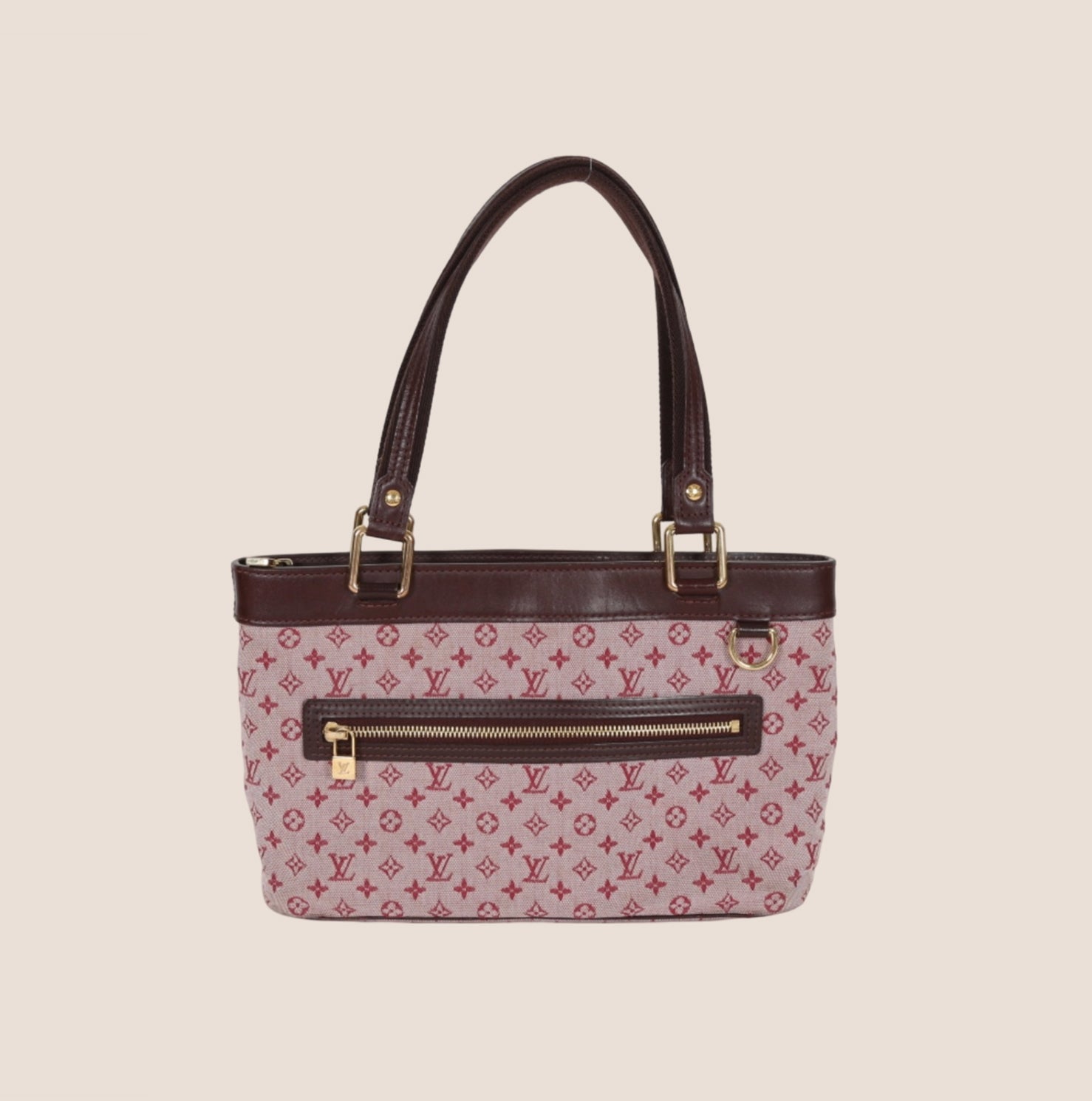 LOUIS VUITTON BURGUNDY MONOGRAM LUCILE BAG – RDB