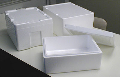 宅配便用60・70サイズ、発泡スチロールBOX／株式会社エスワークス