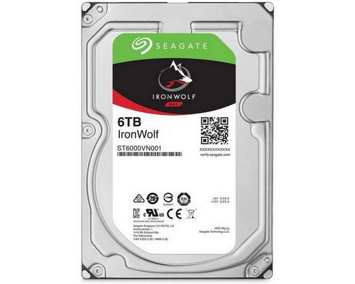 ฮาร์ดดิสก์ Seagate IronWolf 6TB (ST6000VN001) NAS HDD 5400RPM