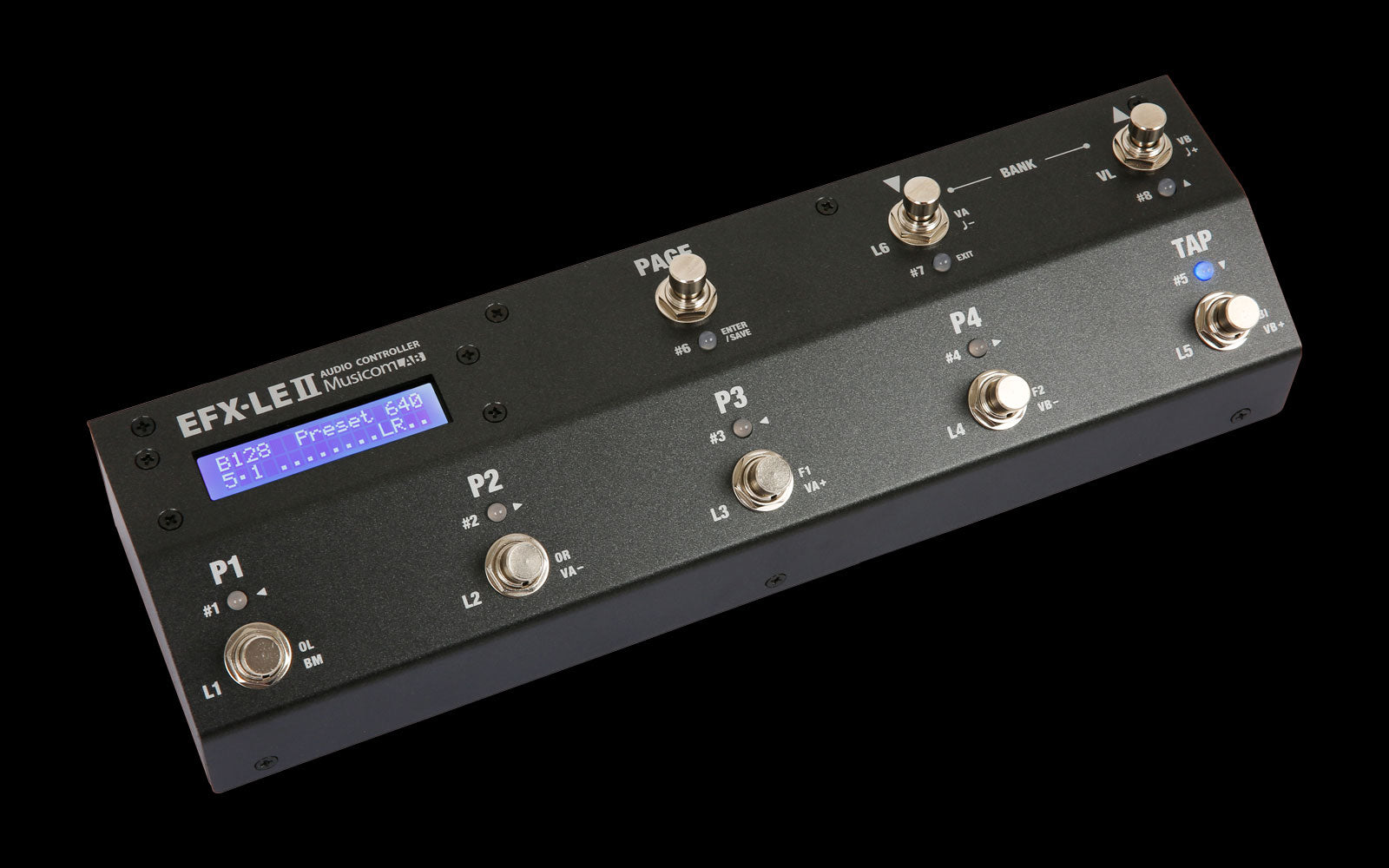 MusicomLAB EFX-LEII Audio Controller / Switcher – Santa Cruz Music