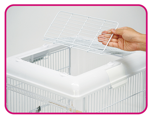 イージーホーム クリアーバード37-WH（ホワイト） ｜ 株式会社三晃商会