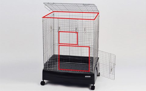 イージーホーム60 ハイメッシュ BK ｜ 株式会社三晃商会