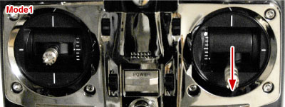 FAQ FUTABA送信機のスロットルスティックを自動でセンター（50%）に